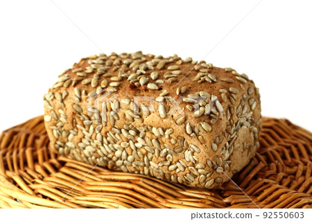 fresh bread isolated on white 92550603