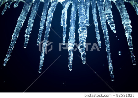 icicles at night 92551025