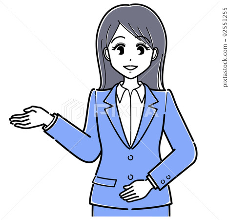 一個穿西裝的女人來指導(簡單,上身) 一個穿西裝的女人來指導(簡單,上身) 92551255