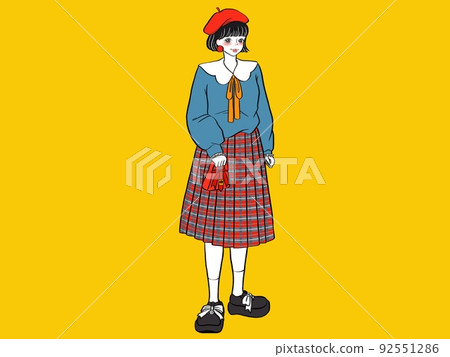 快照復古流行女孩 92551286