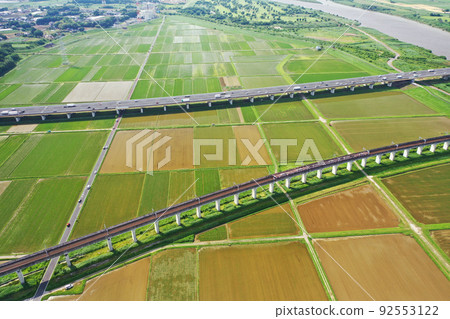 Tsukuba Express and Joban Highway 92553122