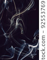 Abstract smoke forms background, colorful smoke formations 92553769