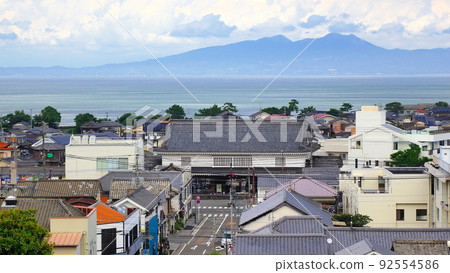 從島原城1到島原站方向 92554586