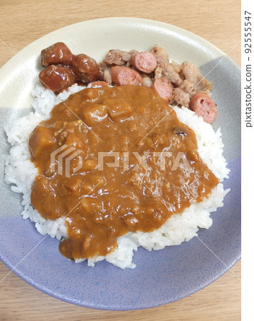 Home curry rice 92555547