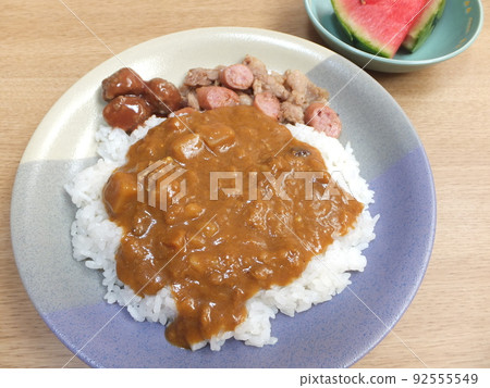 Home curry rice 92555549