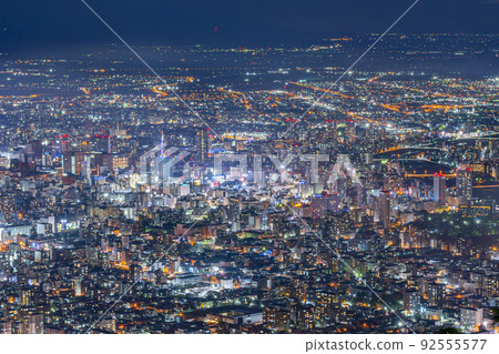 札幌藻岩山山頂展望台夜景 札幌藻岩山山頂展望台夜景 92555577