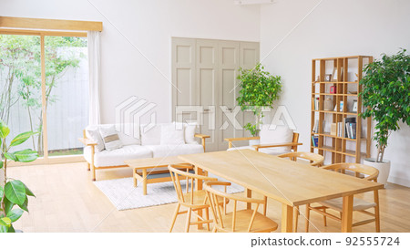 Unmanned living room 92555724