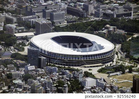 Aerial photograph near the National Stadium 92556240