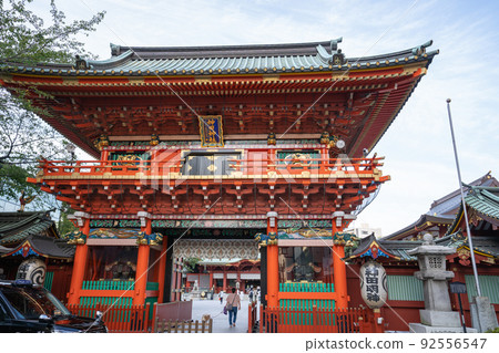 The entrance to Kanda Myojin facing the urban road 92556547
