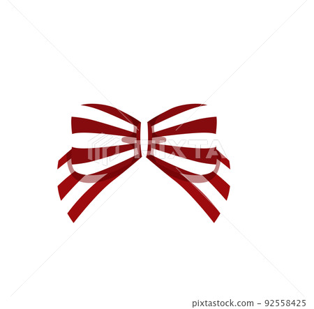 Striped ribbon illustration - Stock Illustration [92558425] - PIXTA