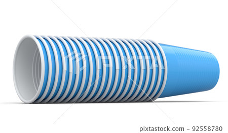 Set of pastic disposable party cup for juice, fresh, beer on white background. Set of pastic disposable party cup for juice, fresh, beer on white background. 92558780