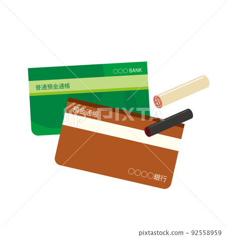 銀行存摺和印章 銀行存摺和印章 92558959