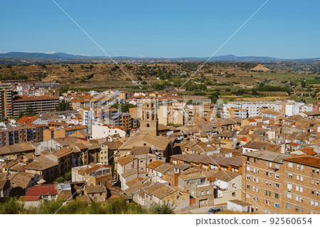 the old town of Monzon, Spain the old town of Monzon, Spain 92560654