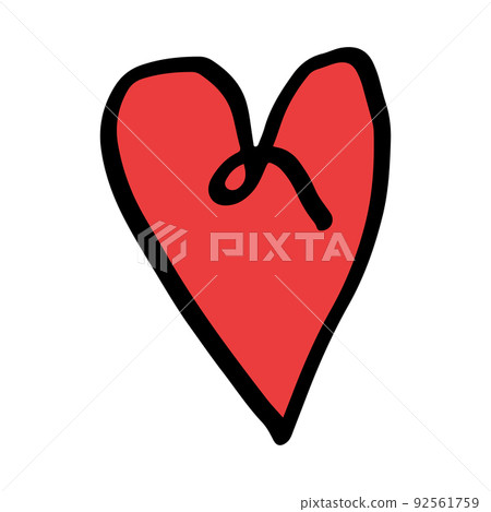 Heart hand draw love icon doodle and outline scribble shape. Sketch handdrawn brush stroke black vector illustration. Cute pencil line abstract sign isolated white background. Minimal underline Heart hand draw love icon doodle and outline scribble shape. Sketch handdrawn brush stroke black vector illustration. Cute pencil line abstract sign isolated white background. Minimal underline 92561759
