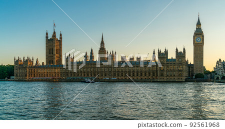 The Houses of Parliament, Big Ben by The River Thames, London, England The Houses of Parliament, Big Ben by The River Thames, London, England 92561968