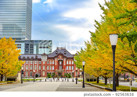 Tokyo Autumn Chiyoda-ku Marunouchi Cityscape Tokyo Station 92563638