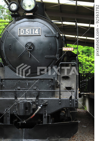 千葉縣流山市綜合體育公園內保存的D51-14型蒸汽機車 92563782