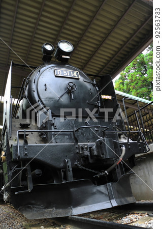 千葉縣流山市綜合體育公園內保存的D51-14型蒸汽機車 92563783
