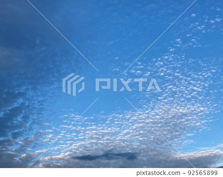 Blue sky background of sky and clouds 92565899