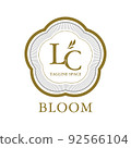 Flower logo mark 92566104
