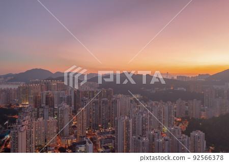 the Twilight of TKO district at Hong Kong 1 May 2022 the Twilight of TKO district at Hong Kong 1 May 2022 92566378