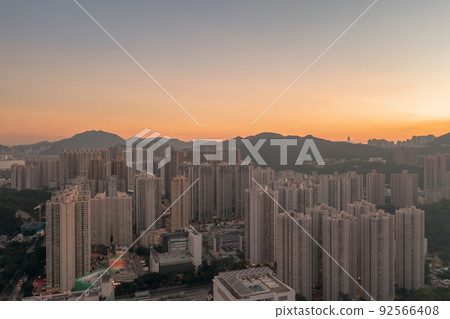 the Twilight of TKO district at Hong Kong 1 May 2022 the Twilight of TKO district at Hong Kong 1 May 2022 92566408