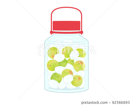 罐子裡的 ome 和冰糖的插圖 92566893