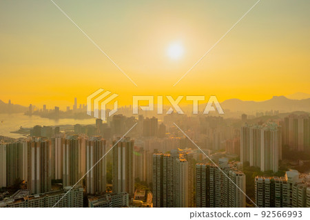 the view of Hong Kong and Kowloon from black hill 6 May 2022 the view of Hong Kong and Kowloon from black hill 6 May 2022 92566993