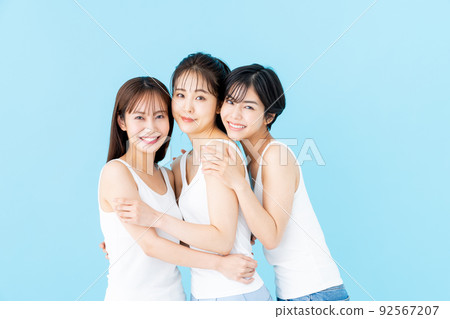 年輕女性的美麗 92567207