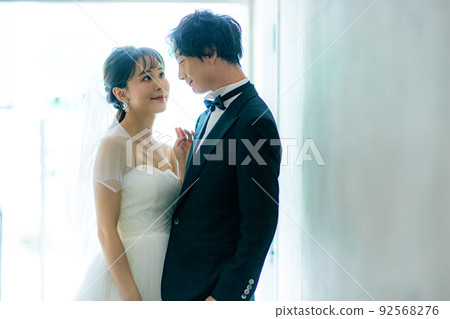 Bridal image bride and groom 92568276