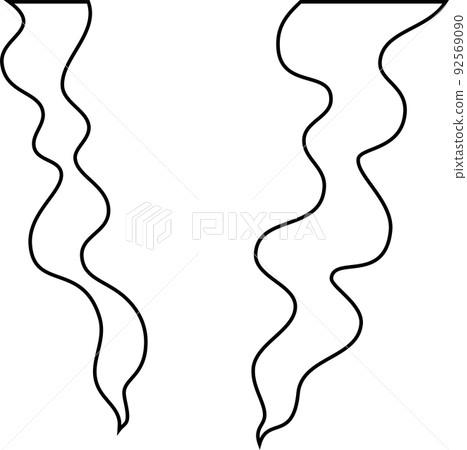 Flat smoke illustration Flat smoke illustration 92569090
