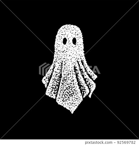 Ghost Black Dotwork Ghost Black Dotwork 92569782