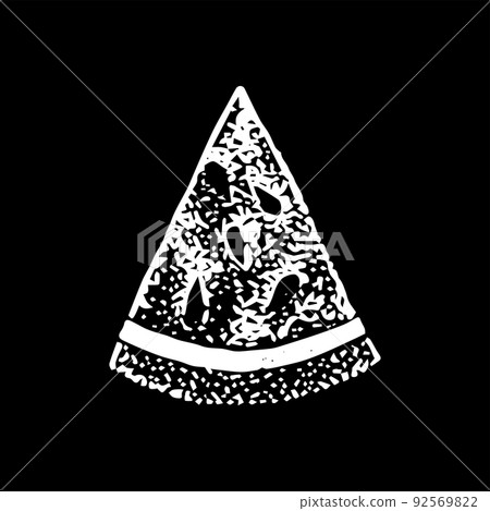Watermelon Slice Black Dotwork Watermelon Slice Black Dotwork 92569822