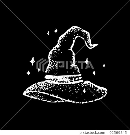 Witch Hat Black Dotwork Witch Hat Black Dotwork 92569845