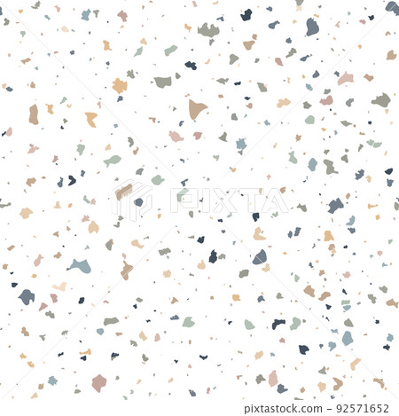 Terazzo seamless pattern composed of pieces of granite, quartz, marble and stone Terazzo seamless pattern composed of pieces of granite, quartz, marble and stone 92571652