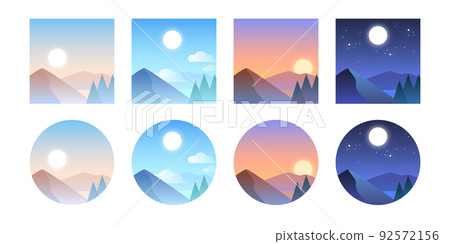 漸變天空圖 漸變天空圖 92572156