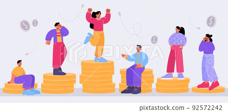 Salary difference, society structure, hierarchy Salary difference, society structure, hierarchy 92572242