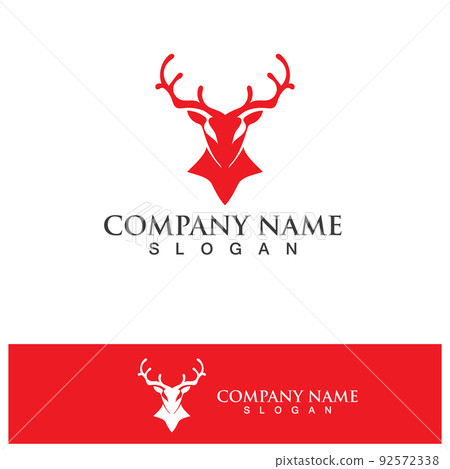Deer head Logo Template vector icon illustration design Deer head Logo Template vector icon illustration design 92572338