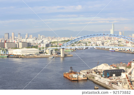 波早大橋 千島橋 大正區 大阪市 風景倉庫 物資倉庫 昭和山 桁架建築 大阪灣風景 波早大橋 千島橋 大正區 大阪市 風景倉庫 物資倉庫 昭和山 桁架建築 大阪灣風景 92573882