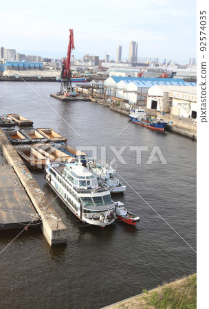 Namihaya Ohashi Chishimabashi Taisho Ward Osaka City Scenery Warehouse Material Storage Showayama Truss Architecture Osaka Bay Scenery Namihaya Ohashi Chishimabashi Taisho Ward Osaka City Scenery Warehouse Material Storage Showayama Truss Architecture Osaka Bay Scenery 92574035