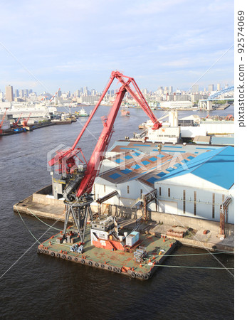 波早大橋 千島橋 大正區 大阪市 風景倉庫 物資倉庫 昭和山 桁架建築 大阪灣風景 波早大橋 千島橋 大正區 大阪市 風景倉庫 物資倉庫 昭和山 桁架建築 大阪灣風景 92574069
