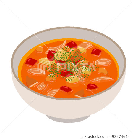 Illustration of minestrone 92574644