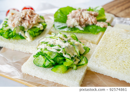 Sandwich making Sandwich making 92574861