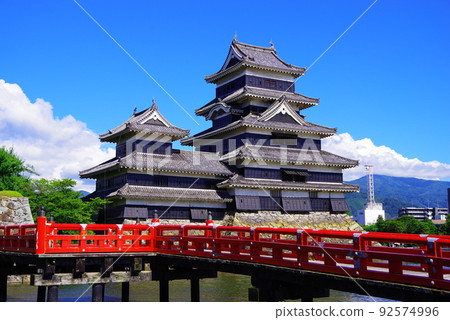 松本城與藍天白雲 松本城與藍天白雲 92574996