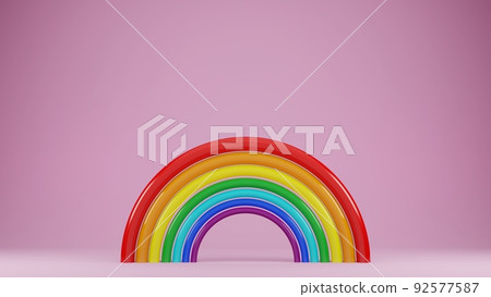 abstract rainbow background, 3d render abstract rainbow background, 3d render 92577587