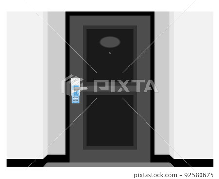 Hotel door plate Do Not Disturb vector illustration Hotel door plate Do Not Disturb vector illustration 92580675