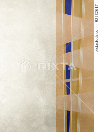 Notch in diagonal line (background material) gold and silver leaf Notch in diagonal line (background material) gold and silver leaf 92582617