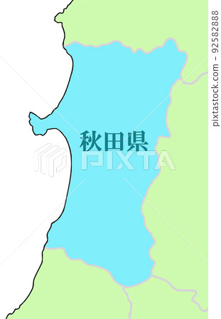Akita prefecture blue Akita prefecture blue 92582888