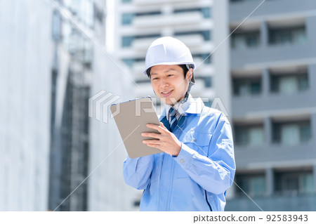 男式工作服圖紙確認頭盔 92583943