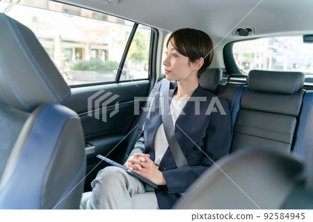 Car backseat female 92584945